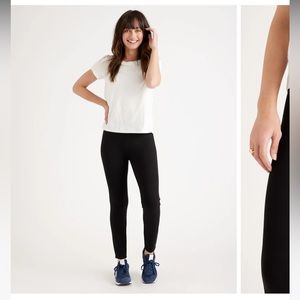 Quince Ultra Stretch Ponte Skinny Pant Regular 27 Inseam XS Black *NWOT*